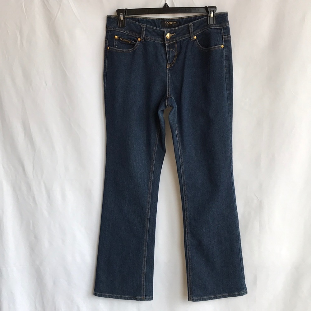 Rocawear dark wash jeans with pocket detailing, 14